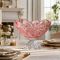 Фруктовница на ножке Bohemia Flora Pink 285 мм (6KG79 72T31 285 P)