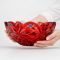 Фруктовница Bohemia Flora Red 280 мм (6KG79 72T62 280 R)