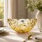 Фруктовница Bohemia Flora Amber 280 мм (6KG79 72W13 280 H)