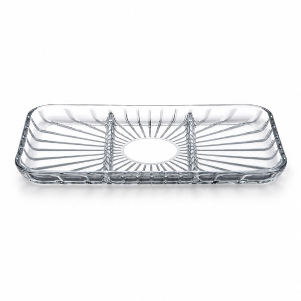 Блюдо прямокутне для сервірування (роздільне) Pasabahce Elegant 16,5х28 см (54983)
