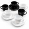 Чайный сервиз LUMINARC CARINE Black&White 220 мл, 12 пр (D2371)