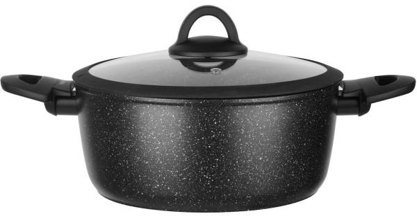 Кастрюля алюминиевая с крышкой RINGEL Zira 4.1л, 24 см (RG-21006-24)