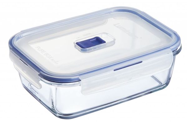 Скляний контейнер для зберігання прямокутний LUMINARC PURE BOX ACTIVE 1220мл (P3548)