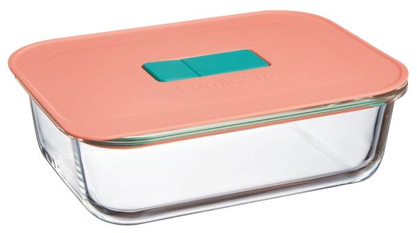 Скляний контейнер LUMINARC PURE BOX UNIQUE для запікання та зберігання, прямокутний, 1040 мл (X1543)