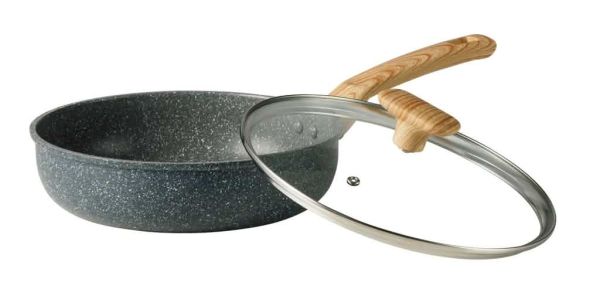 Сковорода алюминиевая глубокая BRAVO CHEF с крышкой, 26 см (BC-1102-26 HL)