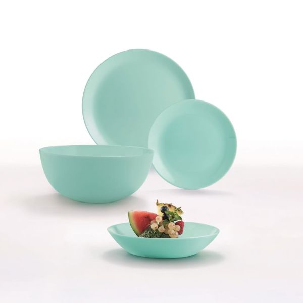 Столовий сервіз LUMINARC DIWALI LIGHT TURQUOISE 19 пр. (P2947)