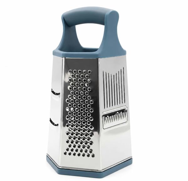 Тертка шестигранна з піддоном Lessner Sky Blue (10097)